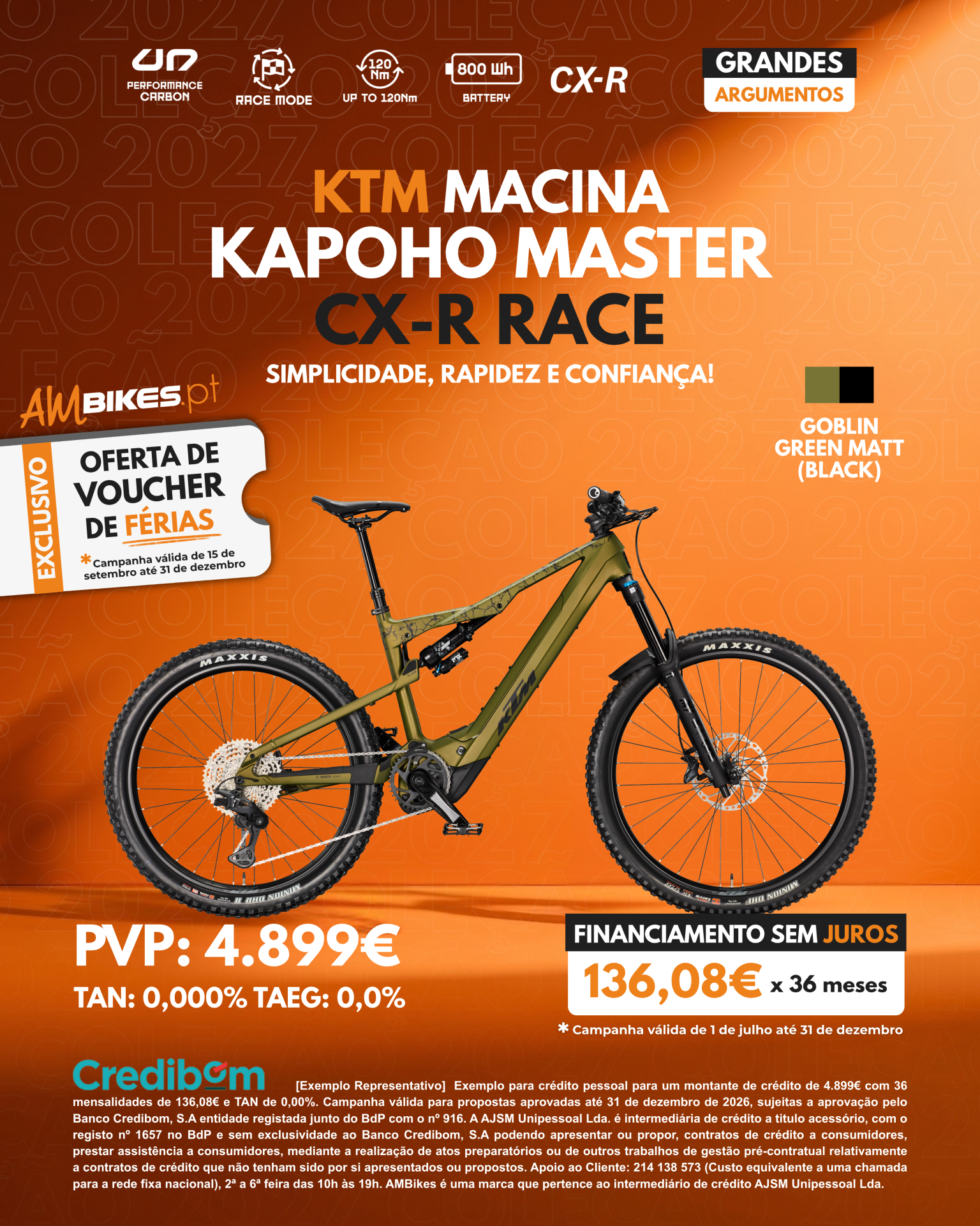 KTM Macina Kapoho Master CX-R Race | Goblin Green Matt (Black)