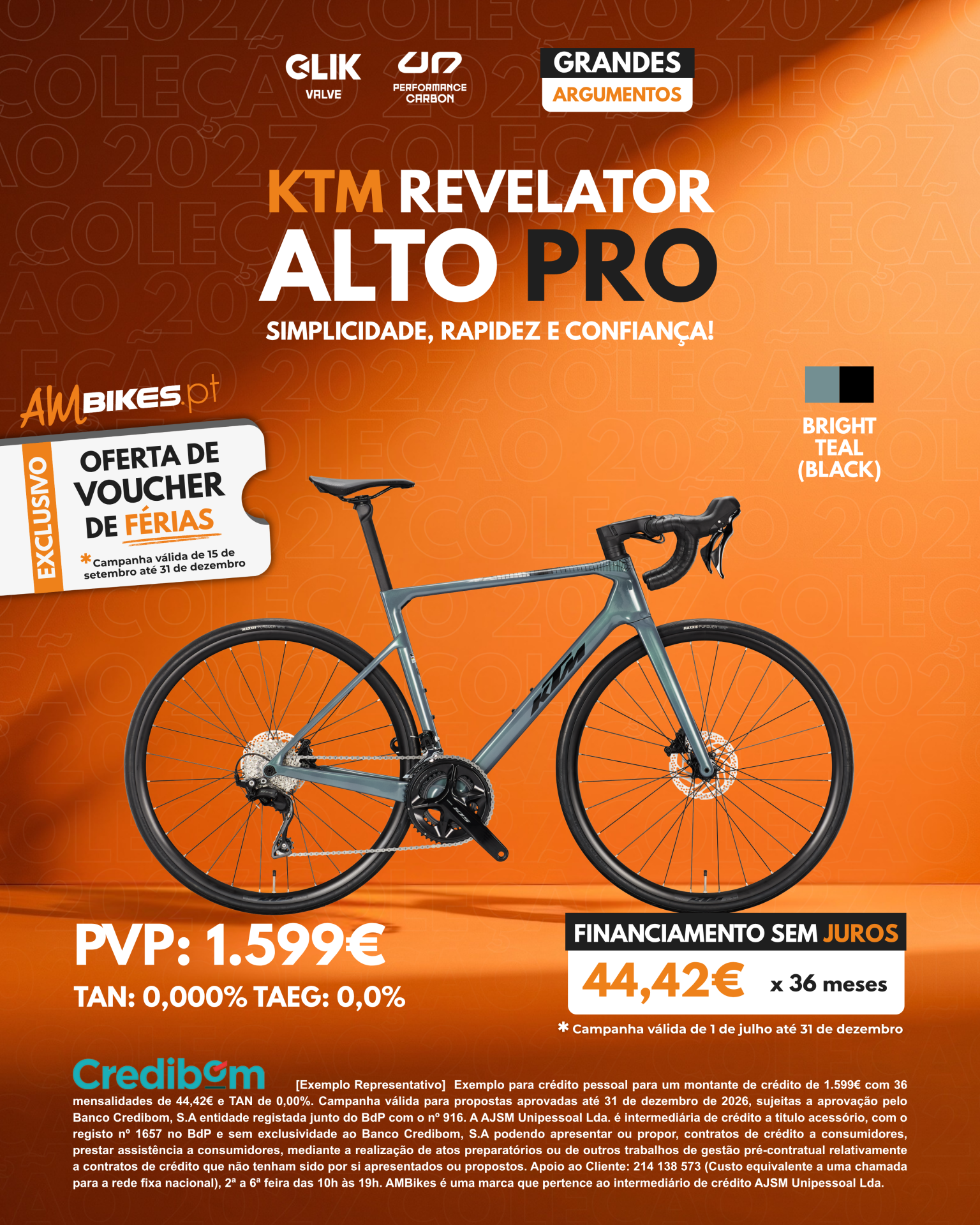 KTM Revelator AltoPRO | Bright Teal (Black)