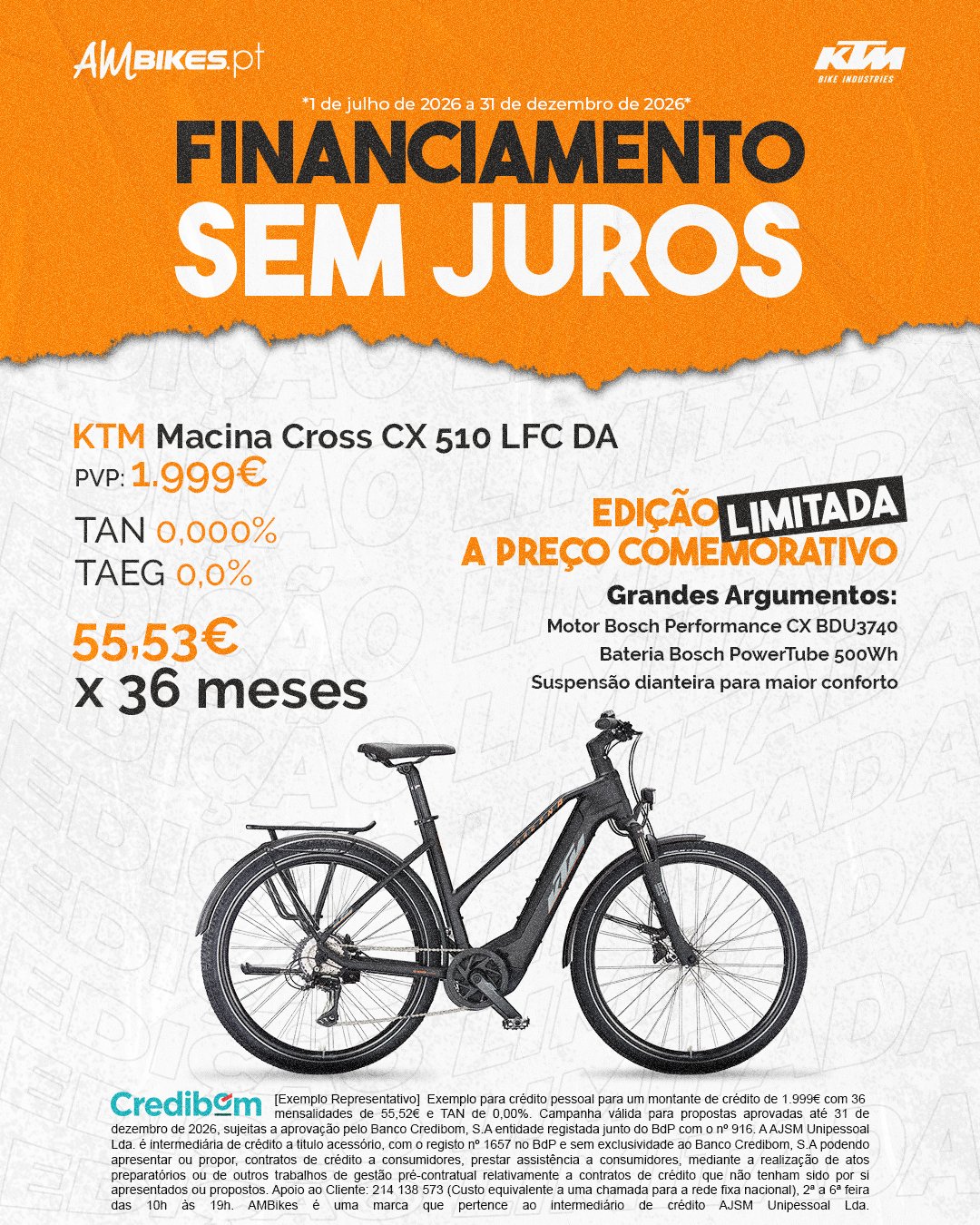 BICICLETA KTM MACINA CROSS CX 510 LFC DA