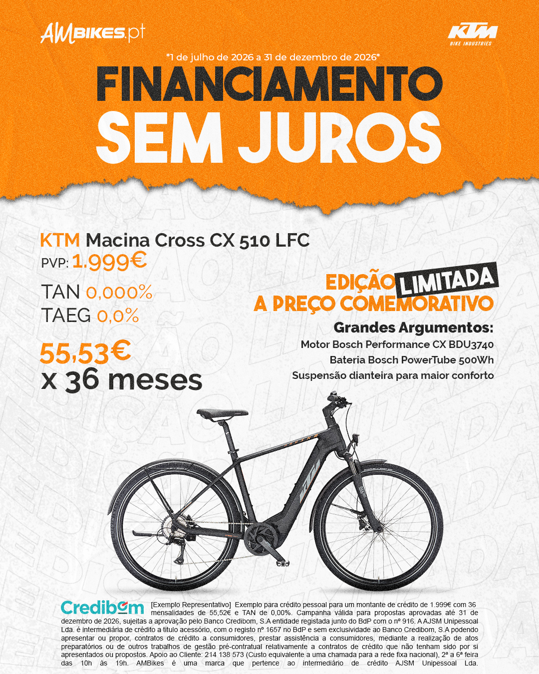 BICICLETA KTM MACINA CROSS CX 510 LFC
