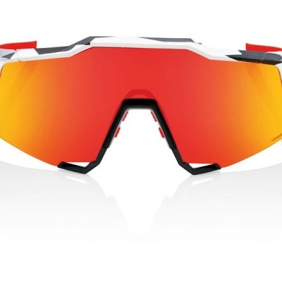 Oculos 100% Speedcraft Cinza Lentes Hiper Verm