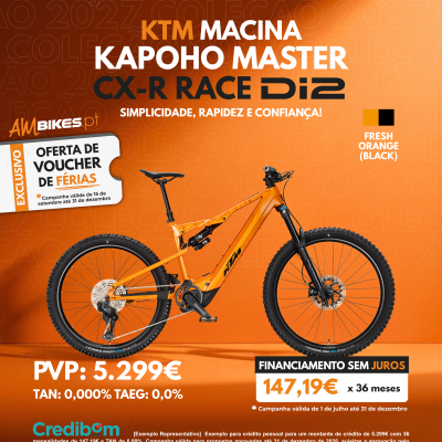 KTM Macina Kapoho Master CX-R Race Di2 | Fresh Orange (Black)