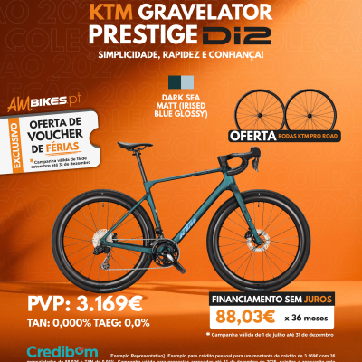 KTM Gravelator Prestige Di2 | Dark Sea Matt (Irised Blue Glossy)