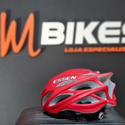 Capacete Essen Vermelho Mate