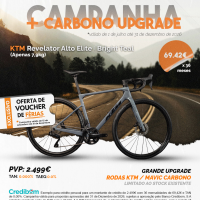 KTM Revelator Alto Elite | Bright Teal - Rodas em Carbono KTM