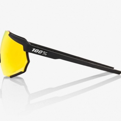 Oculos 100% Racetrap Preto Lentes Hiper Red