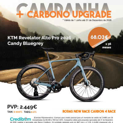 KTM Revelator Alto Pro 2026 | Candy Blue - Rodas Carbono