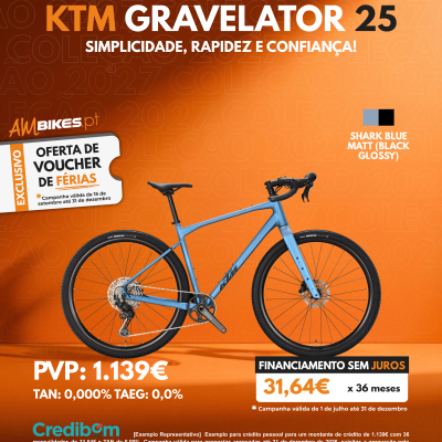 KTM Gravelator 25 | Shark Blue Matt (Black Glossy)
