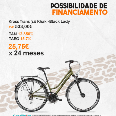 Kross Trans 3.0 Khaki-Black Lady