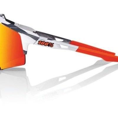 Oculos 100% Speedcraft Cinza Lentes Hiper Verm