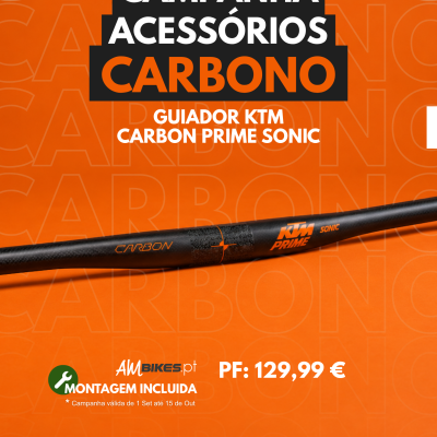 Guiador Ktm Carbon Prime Sonic Ud 740 Pr/Lar