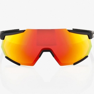 Oculos 100% Racetrap Preto Lentes Hiper Red