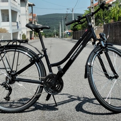 Kross Trans 1.0 Black-Grey Lady