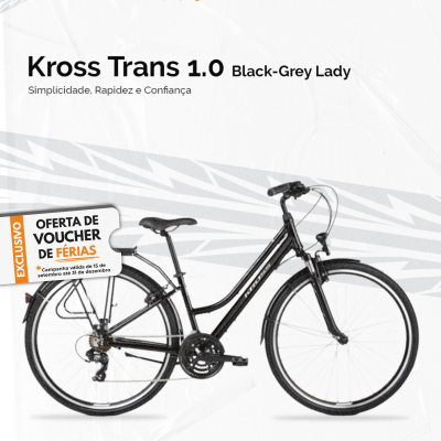 Kross Trans 1.0 Black-Grey Lady