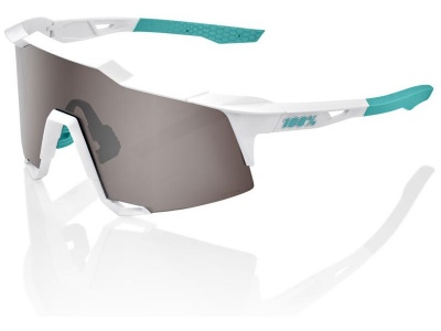 Oculos 100% Speedcraft Bora Branco Lentes Hiper Si