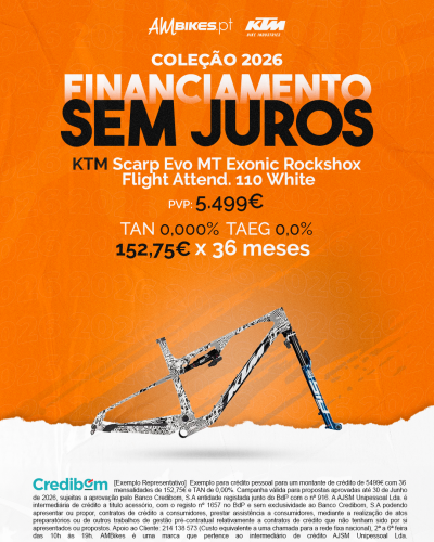 Quadro KTM Scarp Evo MT Exonic Rockshox Flight Attend. 110 - white