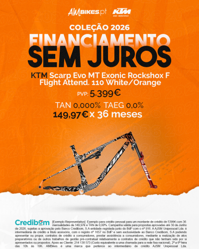 Quadro KTM Scarp Evo MT Exonic Rockshox Flight Attend. 110 - white/orange
