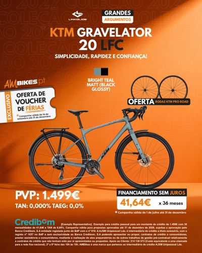 KTM Gravelator 20 LFC | Bright Teal Matt (Black Glossy)