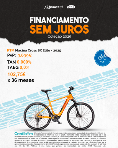KTM Macina Cross SX Elite - 2025 (Nova Coleção) KTM Macina Cross SX Elite - 2025 (Nova Coleção)