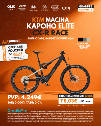 KTM Macina Kapoho Elite CX-R Race | Black Matt (Grey+Dew Silver)