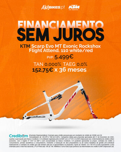 Quadro KTM Scarp Evo MT Exonic Rockshox Flight Attend. 110 - white/red