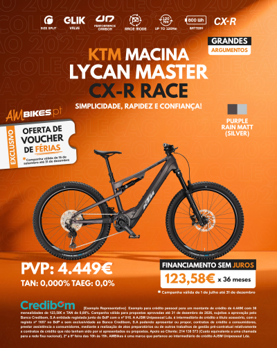 KTM Macina Lycan Master CX-R Race | Purple Rain Matt (Silver)