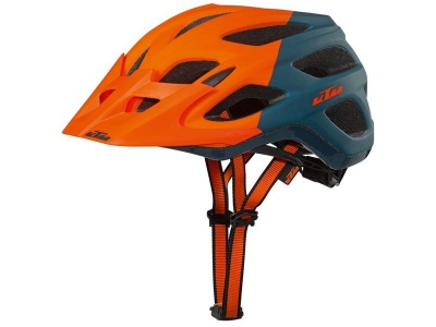 Capacete Ktm Factory Character Az. Petrol/Laranja