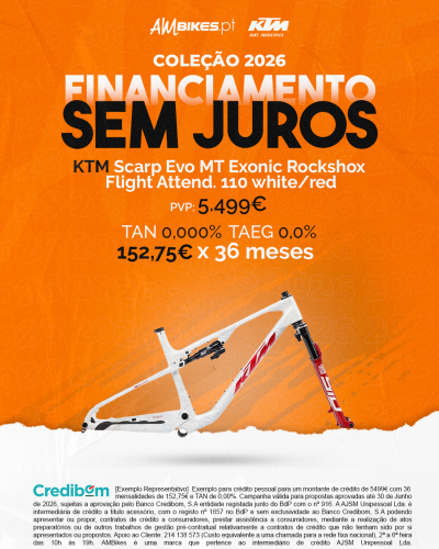 Quadro KTM Scarp Evo MT Exonic Rockshox Flight Attend. 110 - white/red