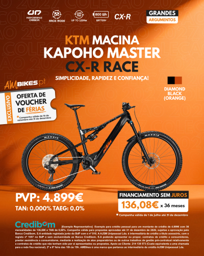 KTM Macina Kapoho Master CX-R Race | Diamond Black (Orange)