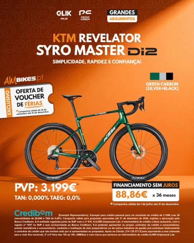 KTM Revelator Syro Master Di2 | Green Carbon (Silver+Black)