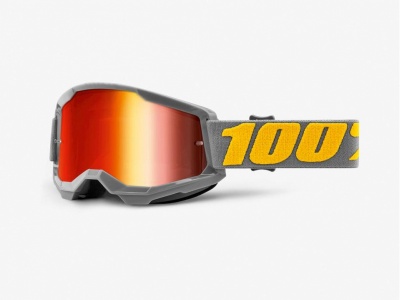 Goggles 100% Strata 2 Izipizi Lentes Vermelho