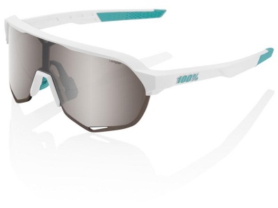 Oculos 100% S2 Bora Branco Lentes Hiper Silver