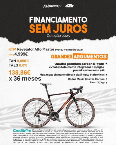 KTM Revelator Alto Master - Preto/Vermelho 2025 (Nova Coleção) KTM Revelator Alto Master - Preto/Vermelho 2025 (Nova Coleção)