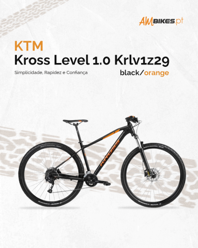 Kross Level 1.0 Black-Orange Krlv1z29