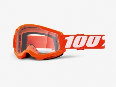 Goggles 100% Strata 2 Laranja Clear Lens