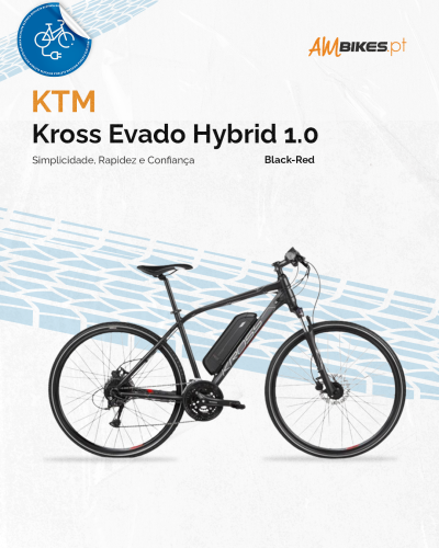 Kross Evado Hybrid 1.0 Black-Red