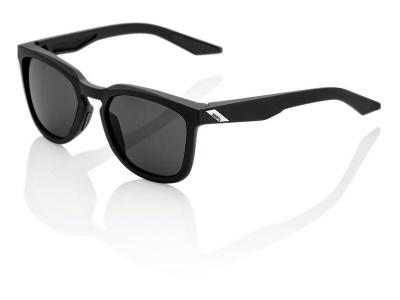 Oculos 100% Hudson Preto Lentes Smoke