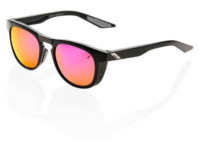 Oculos 100% Slent Preto Lentes Purple