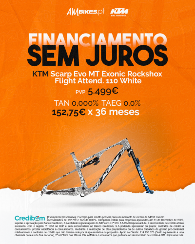 Quadro KTM Scarp Evo MT Exonic Rockshox Flight Attend. 110 - white