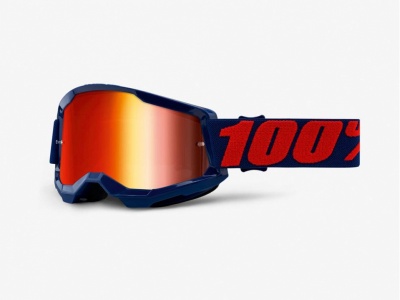 Goggles 100% Strata 2 Masego Lentes Vermelho