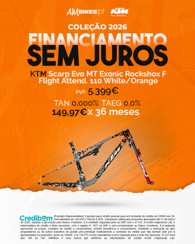 Quadro KTM Scarp Evo MT Exonic Rockshox Flight Attend. 110 - white/orange