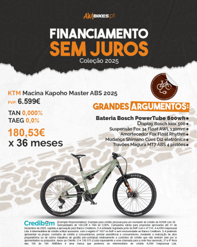 KTM Macina Kapoho Master ABS - 2025 (Nova Coleção) KTM Macina Kapoho Master ABS - 2025 (Nova Coleção)