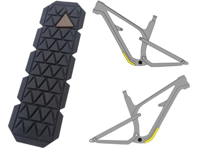Protector Quadro 4&2impact Borracha L-Preto Protector Quadro 4&2impact Borracha L-Preto
