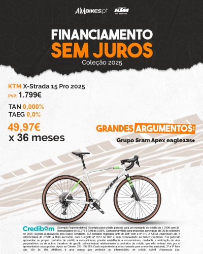 KTM X-Strada 15 Pro - 2025 (Nova Coleção) KTM X-Strada 15 Pro - 2025 (Nova Coleção)