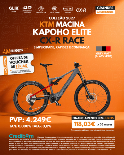 KTM Macina Kapoho Elite CX-R Race | Grey Matt (Black+Red) 2027