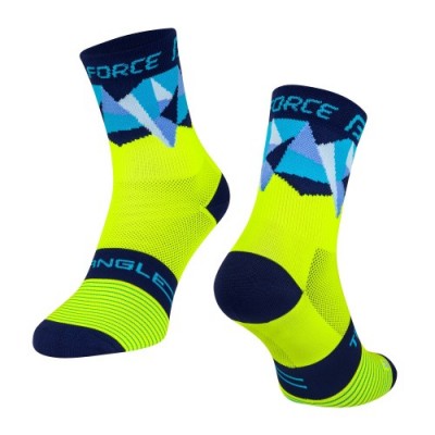 Meias Force Triangle Fluo/Az S/M