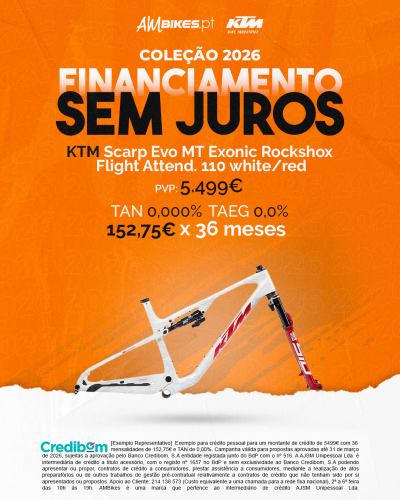 Quadro KTM Scarp Evo MT Exonic Rockshox Flight Attend. 110 - white/red