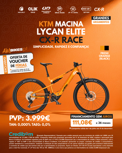 KTM Macina Lycan Elite CX-R Race | Fresh Orange (Black)