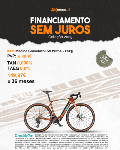 KTM Macina Gravelator SX Prime - 2025 (Nova Coleção) KTM Macina Gravelator SX Prime - 2025 (Nova Coleção)