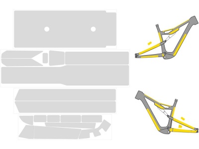 Película Protectora Quadro 4&2impact E-Bike 160/180 Mm Brilho Película Protectora Quadro 4&2impact E-Bike 160/180 Mm Brilho